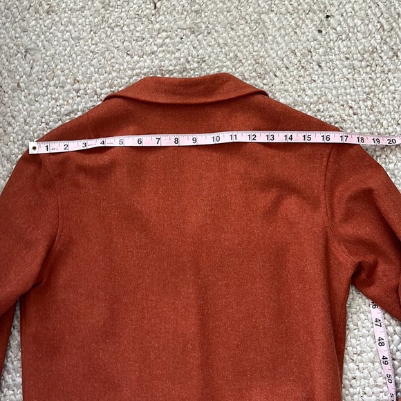 Vintage Evan Picone Two Piece Suit Pumpkin/Rust Jacket & Skirt circa 1950’s Sz S - Picture 11 of 17